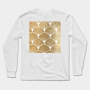 Art Deco elegance - golden fan II Long Sleeve T-Shirt